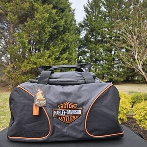 NWT! Harley Davidson  Motorcycle Travel Duffle Gym Bag 20” Carry on with Strap